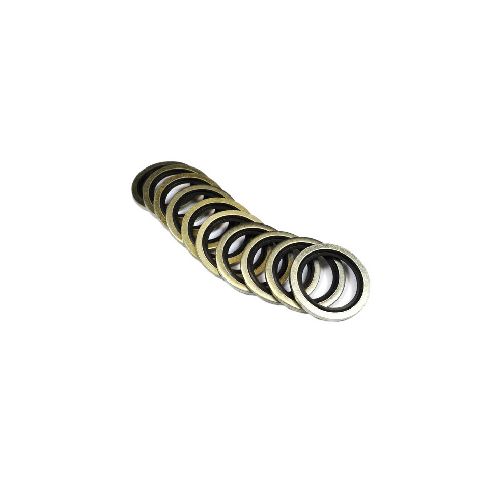 (10, 1" Bsp) Dowty Washers Seals Hydraulic Bsp Oil Fuel Petrol Seal Washer 5060361854723