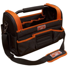 Bahco 3100TB Tool Bag/Case Padded Waterproof Base 21 Pockets (10 Internal, 11 External) Tape Clip & Spirit Level Straps Carry Strap and Handle