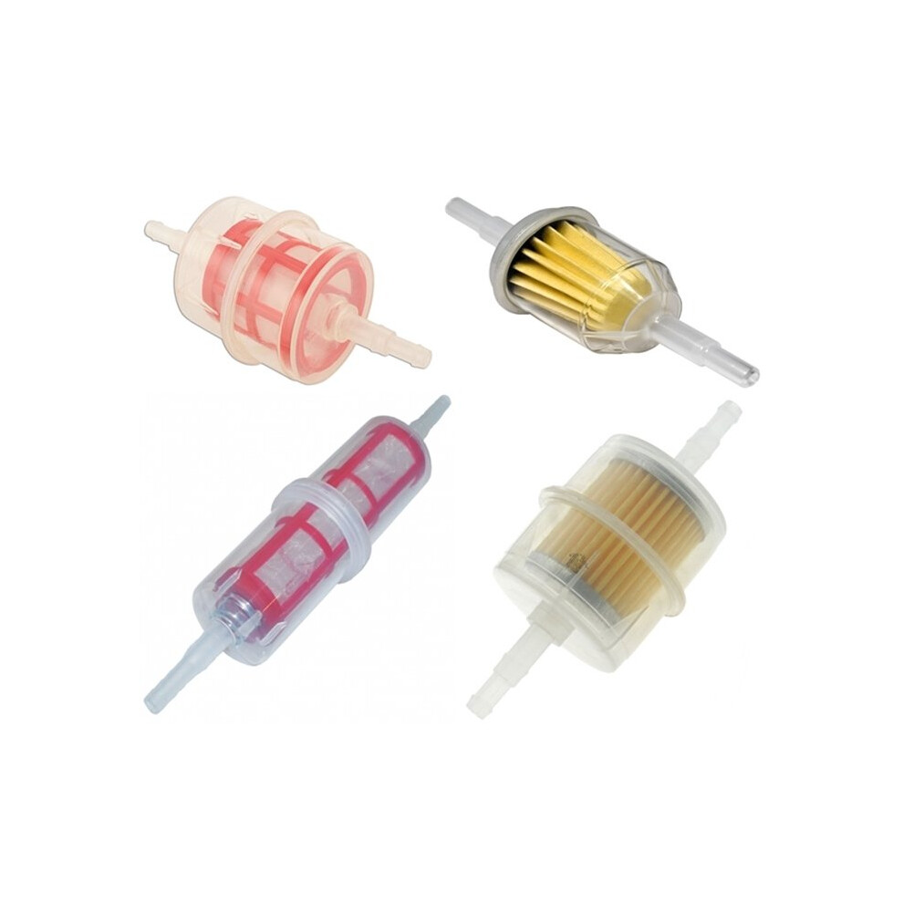 (1 Pack, Small - Diesel) Petrol Diesel In Line Fuel Filter Small And Large Size Fuel Line Filter