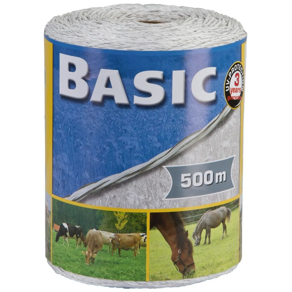 Kerbl Fence Polywire Fencing Line Rope Safety Control Barrier Basic 500 m 441598