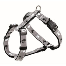 Trixie Think Harness, Ng. - Black / Gray / Silver - Size S (40 - 65 Cm) - - silver reflective trixie harness size dog blackgrey highly think ng gray