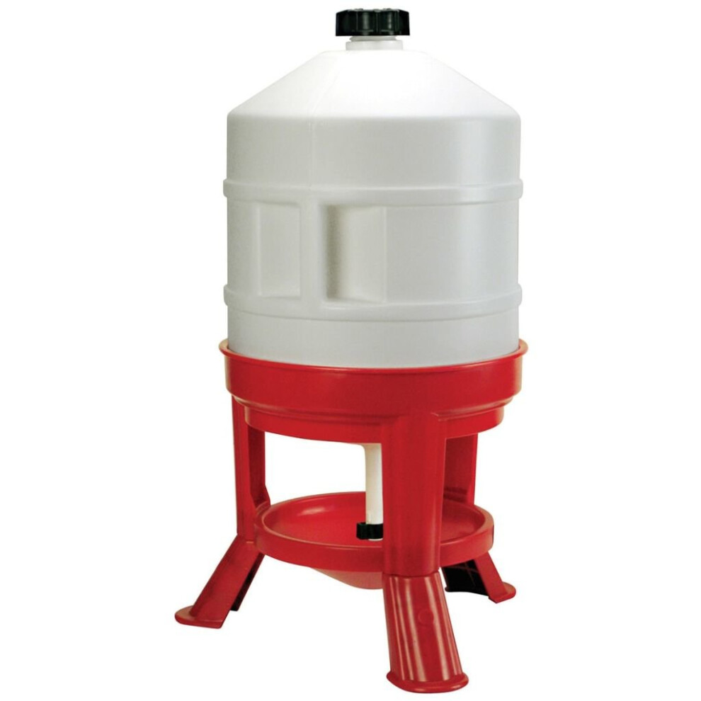 Kerbl Poultry Waterer 30 L Plastic Pet Bowl Water Container Food Safe 70233