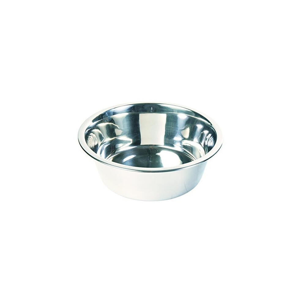 Trixie Stainless Steel Dog Bowl, 1.8 Litre - New Food Water Bowl Sizes Quality -  dog trixie new stainless steel food water bowl sizes quality 6 bowls