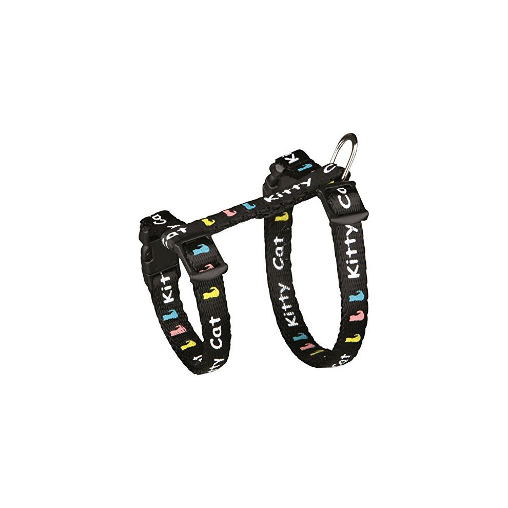 Trixie 4181 Set Of Harness And Lead For Kittens / Small Cats Nylon 21 - 33Cm / - Harness Kitten Cat Lead Nylon Small Kitty 4181 Set Motif