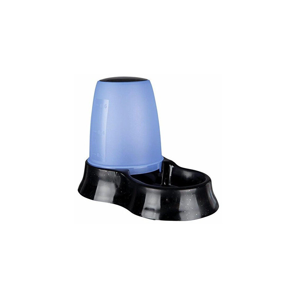 Trixie 0.6L Food & Water Dispenser for Dog & Cat - Twistable Two-Opening Container, Code 24761