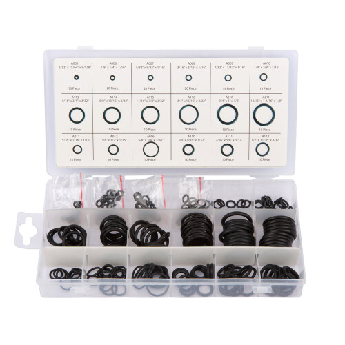 BlueSpot 225PC SAE RUBBER O-RINGS METRIC SET PLUMBING HYDRAULICS DIY