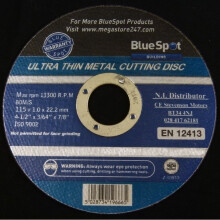 Metal Cutting Discs 1mm Ultra Thin 4 1/2" 115mm Angle Grinder Disc Steel 10 PACK