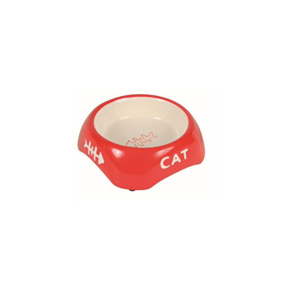 Trixie Ceramic Bowl For Cats, 0.2 Litre - Cat 13cm 200ml New Puppy Cats -  cat ceramic bowl trixie 13 cm 200 ml new puppy cats kittens dishes bowls