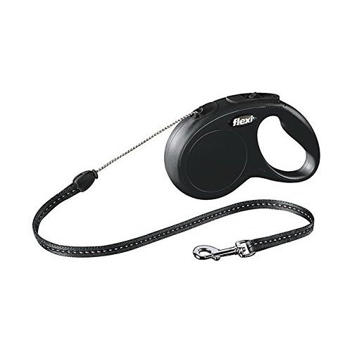 Flexi New CLASSIC 5 m Black Dog Retractable lead