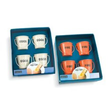 2 Piece Cream Egg Cup Buckets - Cups Eddingtons Bucket Set 4 - egg cups eddingtons cream bucket set 4