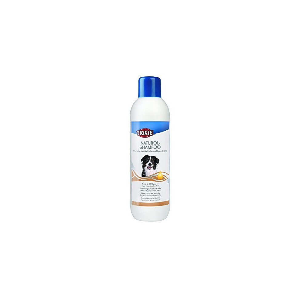 Trixie Natural-oil Shampoo For Dogs, 1 Litre - Dog Natural Oil New Naturaloil -  trixie shampoo 1 dog natural oil new naturaloil dogs litre