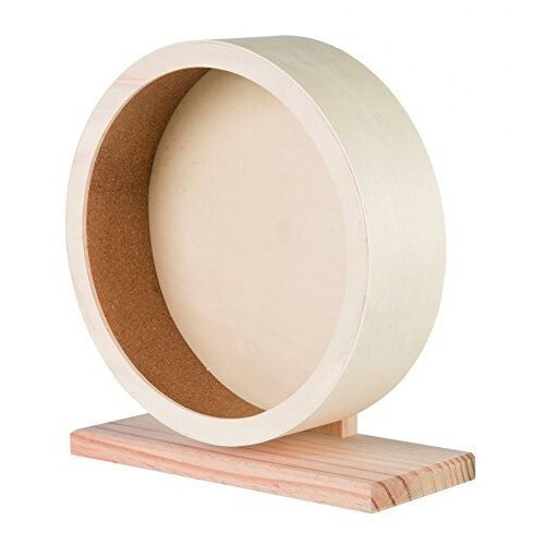 Trixie Roda de madeira - TRIXIE - Ø 28 cm - Bege - Para Hamster e Rato