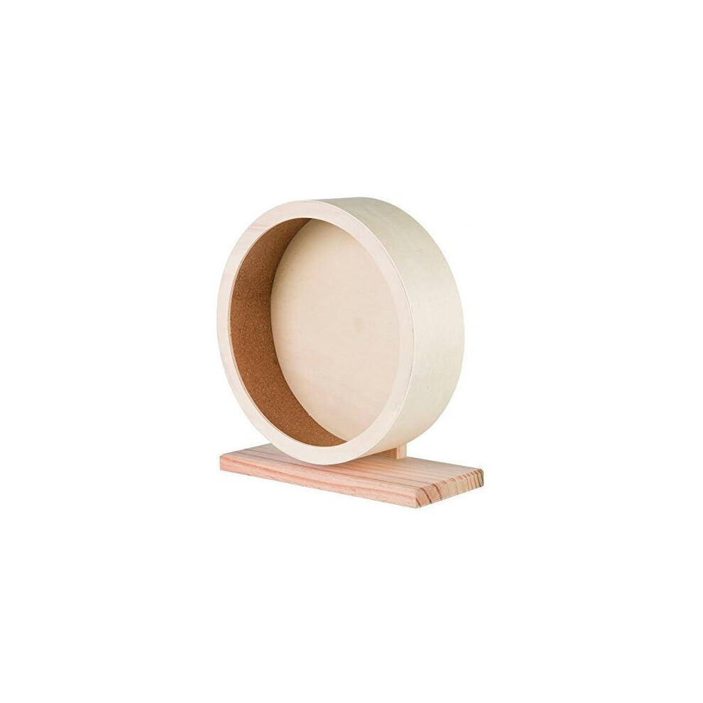 Trixie Wooden Exercise Wheel, Large Ø 28Cm (For Hamsters, Degus) - Wheel Hamsters - Wheel Wooden Exercise Hamsters Degus Large 28 Cm
