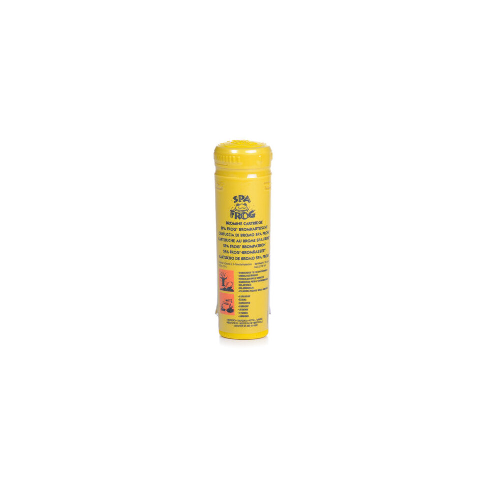 Spa Frog Bromine Cartridge Dosing System - Replacement Bromine Cartridge - Yellow