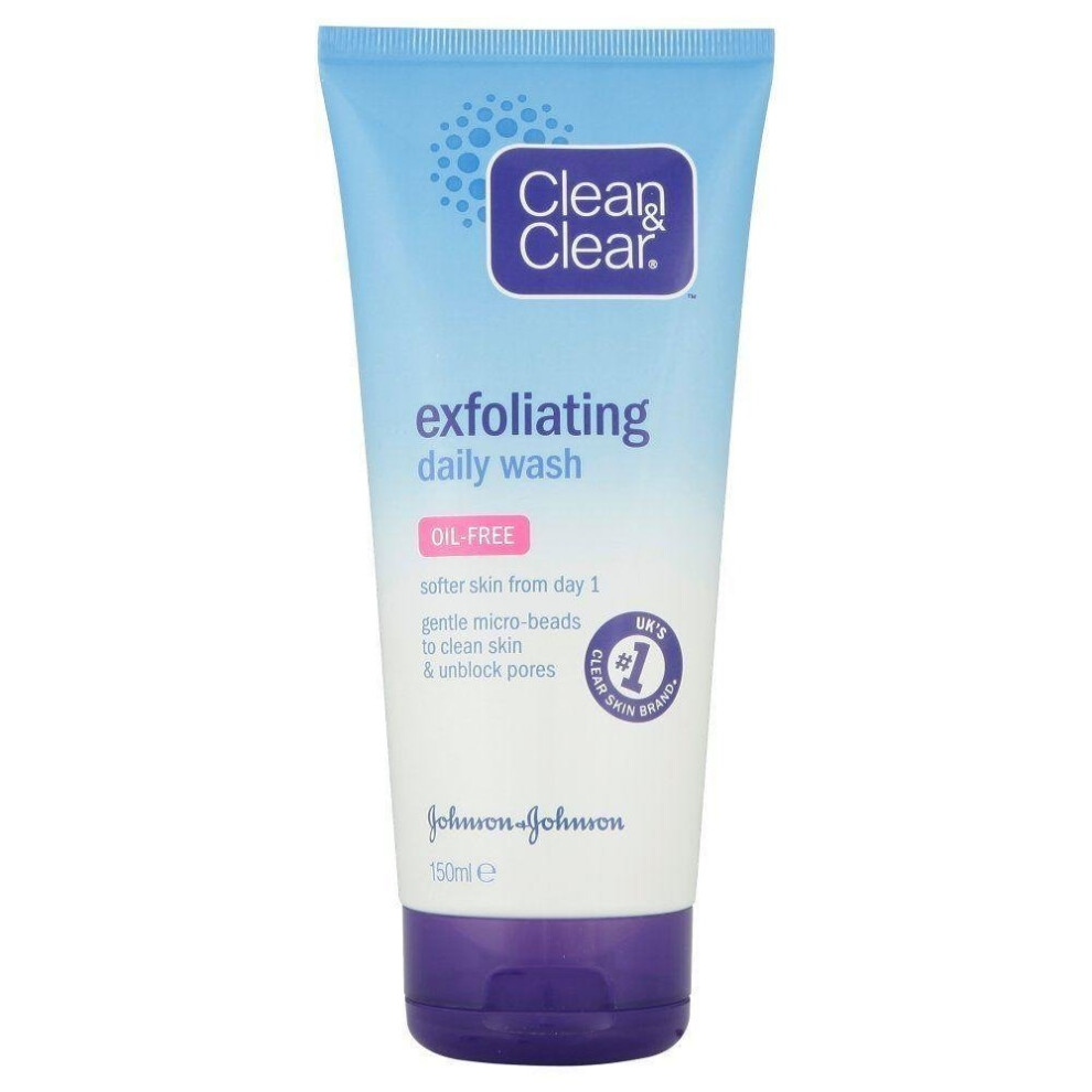 Clean & Clear Exfoliating Daily Wash Oil Free 150ml