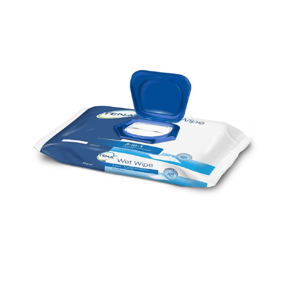 Tena Hygiene 48 Wet Wipes