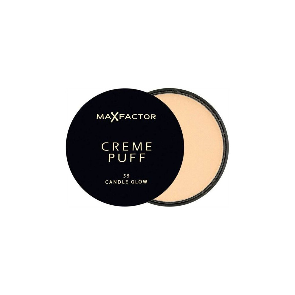 Max Factor Creme Puff Compact Powder - 55 Candle Glow