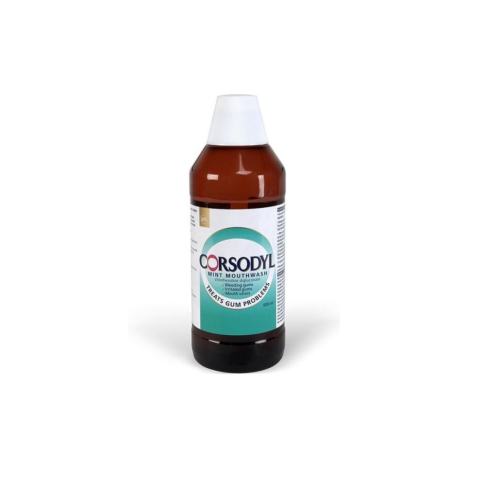 Corsodyl Mint Mouthwash - 600Ml