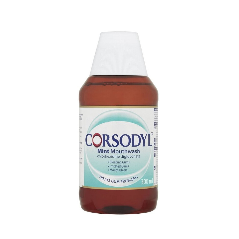 Corsodyl Mint Mouthwash 300ml