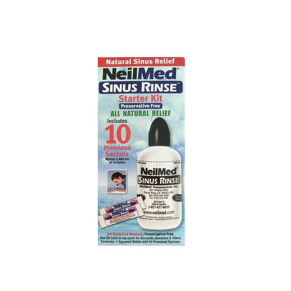 NeilMed Sinus Rinse Starter Kit With 10 Packets