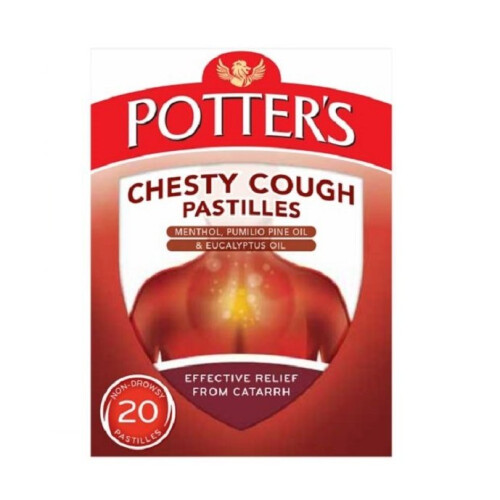 Potters Chesty Cough Pastilles - 20 Pastilles