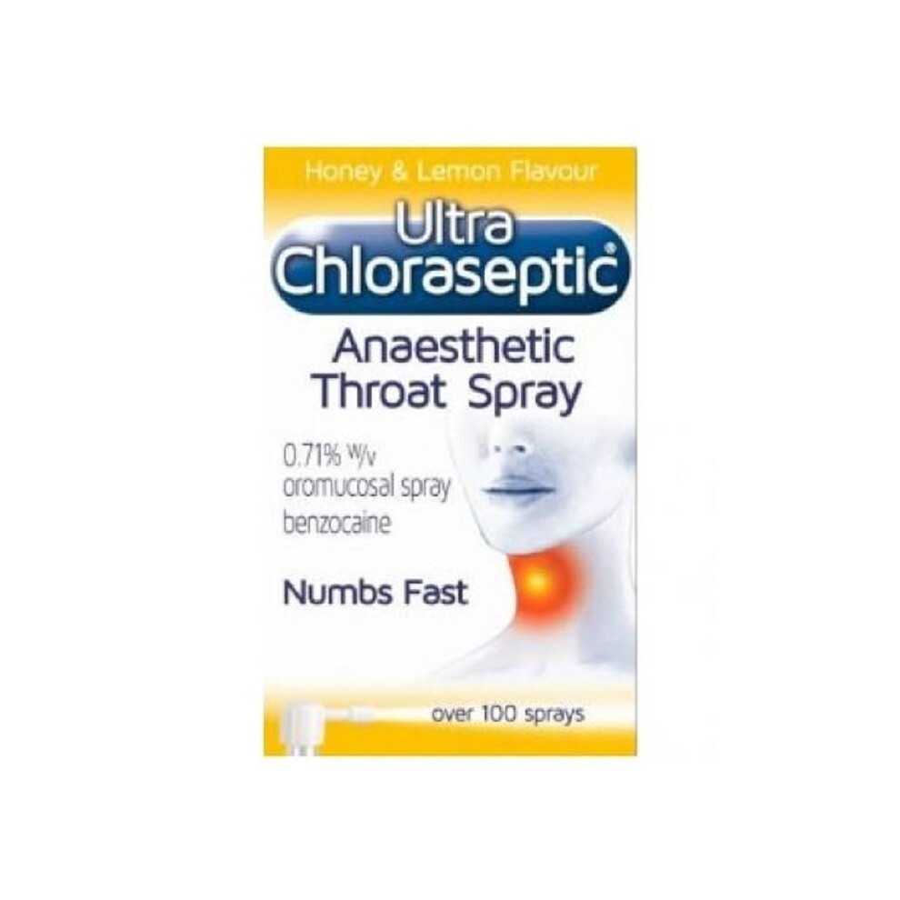Chloraseptic Ultra Anaesthetic Throat Spray Honey & Lemon Flavour 15Ml
