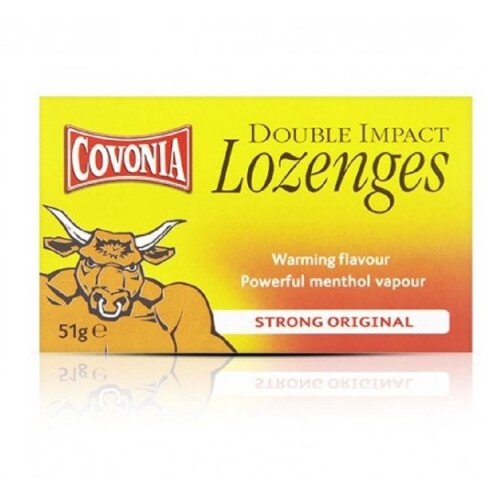 Covonia Double Impact Lozenges - Strong Original 51g