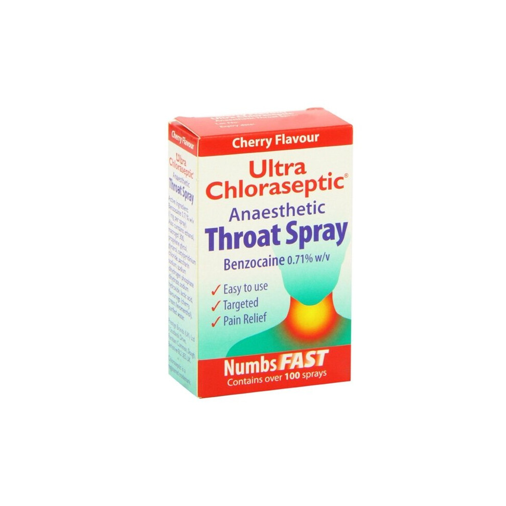 Ultra Chloraseptic Throat Spray Cherry - 15ml