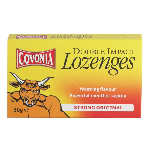 Covonia Double Impact Cough Lozenges - Strong Original 30g