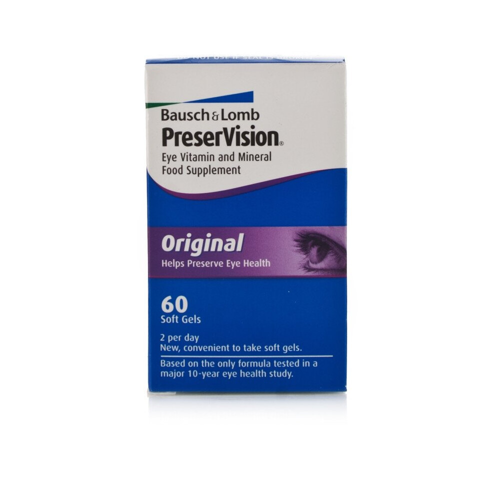 Bausch & Lomb Preservision Original Softgels 60