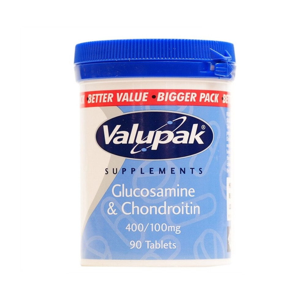 Valupak Glucosamine & Chondroitin 400/100mg - 90 Tablets