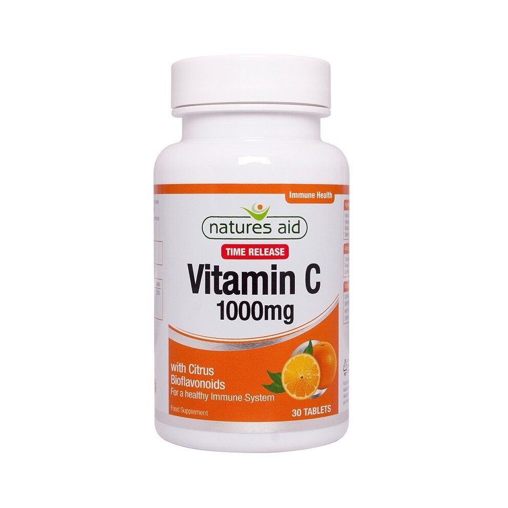 Natures Aid Vitamin C 1000mg (Citrus Bioflavonoids) 30 Tablets