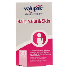 Valupack Hair, Nails and Skin Tablets 30