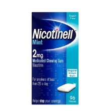Nicotinell Mint 2mg Medicated Gum Sugar Free 96 Pieces