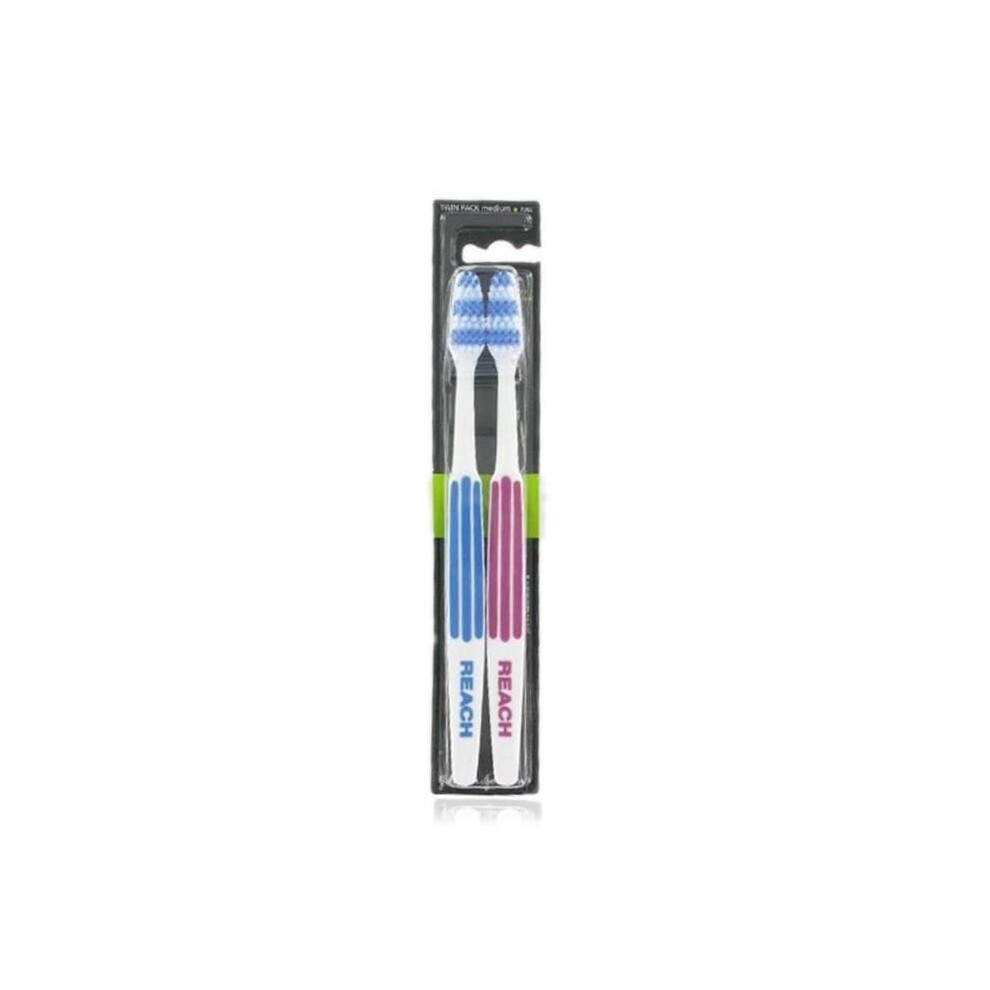 Listerine Reach Interdental Toothbrush Full Twin Pack Medium 1 pair