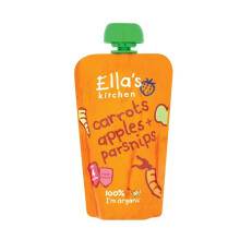Ella's Kitchen Carrots, Apples & Parsnips from 4m 120g Pouch