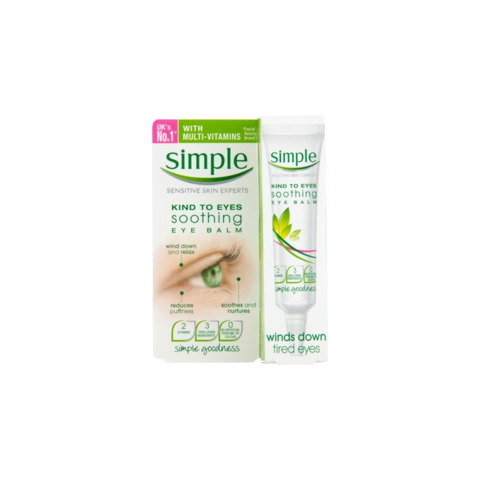 Simple Kind To Eyes Soothing Eye Balm 15Ml