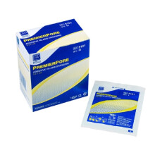 PremierPore 5 x 7 cm Latex-Free Adhesive Island Dressing, Non-Woven, Sterile, 50-Count
