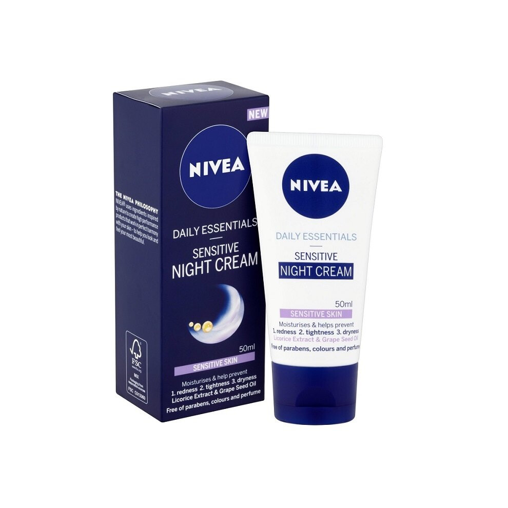 Nivea Daily Essentials Sensitive Night Cream 50ml