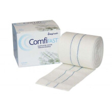 Comfifast MultiStretch Tubular Bandage 7.5 cm x 5 m - Blue Line, Flexible Support for Eczema, Lymphedema and Venous Disease