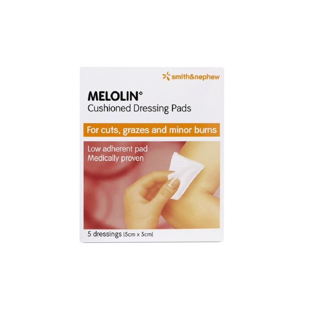 Melolin Dressing Pads 5x5cm 5 Dressings