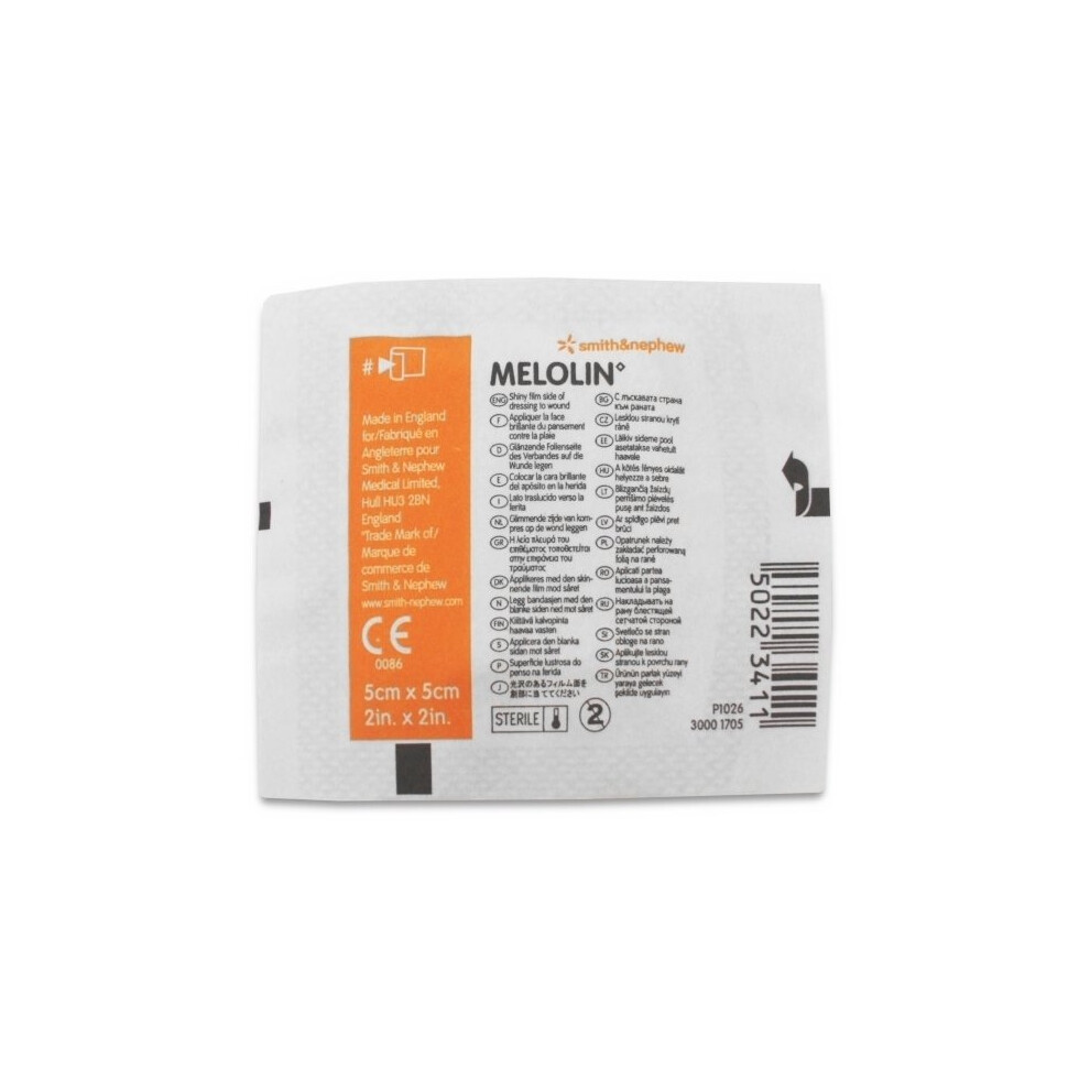 Melolin Light Wound Dressing 5Cm X 5Cm - 1 X 100 Pack
