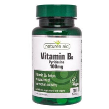 Natures Aid Vitamin B6 100mg 100 Tablets