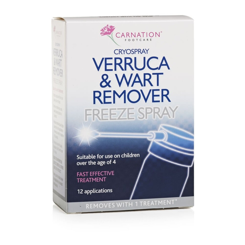 Carnation Verruca & Wart Remover Freeze Spray 50ml