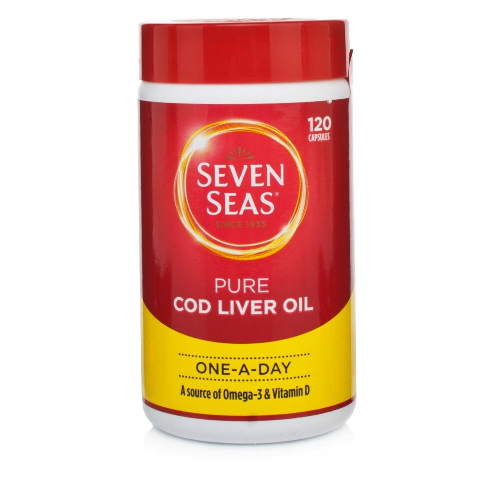 Seven Seas One A Day Pure Cod Liver Oil 120 Capsules