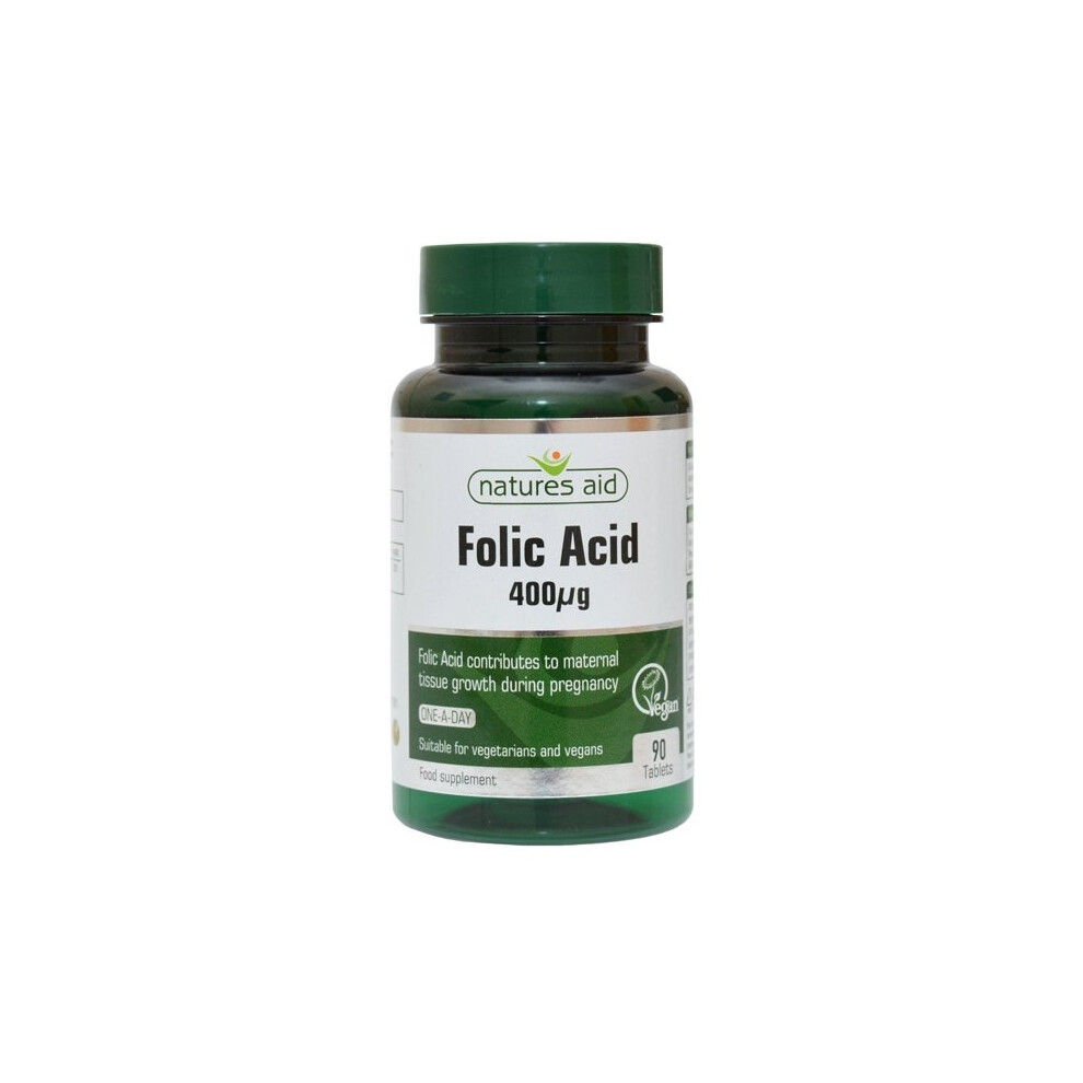 Natures Aid Folic Acid 90 Tablets