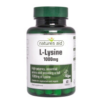 Natures Aid L-Lysine 1000mg 60 Tablets
