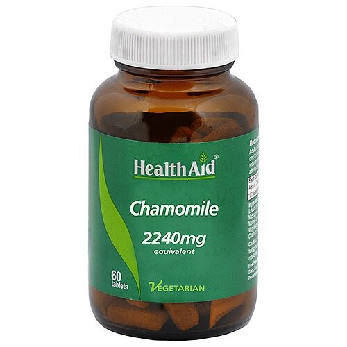 HealthAid Chamomile 2240mg 60 Vegetarian Tablets