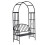 VidaXL vidaXL Rose Arch with Bench Garden Patio Arbour Pergola Plant Climbing Support 1
