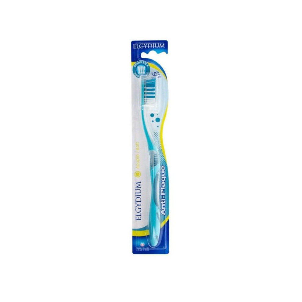 Elgydium Anti-Plaque Toothbrush Soft Colours Will Vary